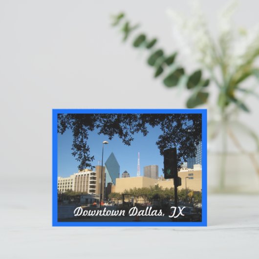 Dallas, TX Briefkaart (Staand voorkant)