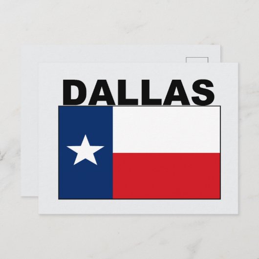 Dallas, TX Briefkaart (Voorkant / Achterkant)