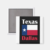 Dallas TX Magneet (Voorkant / Achterkant)