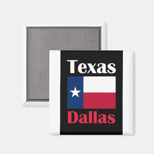 Dallas TX Magneet (Voorkant / Achterkant)