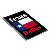 Dallas TX Notitieboek (Rechterzijde)