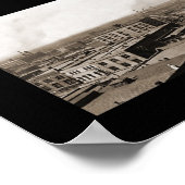 Dallas TX Skyline Foto 1910 Poster (Hoek)