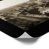 Dallas TX Skyline Foto 1912 Poster (Hoek)