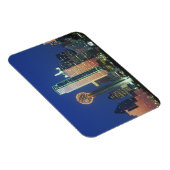 'Dallas, TX skyline 's nachts met Reunion Tower' Magneet (Rechterzijde)