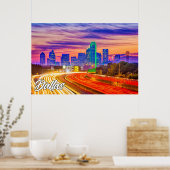 Dallas, Verenigde Staten Poster (Keuken)