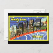 Dallas Vintage Travel Briefkaart (Voorkant / Achterkant)