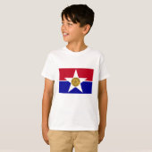 Dallas Vlag T-shirt (Voorkant volledig)