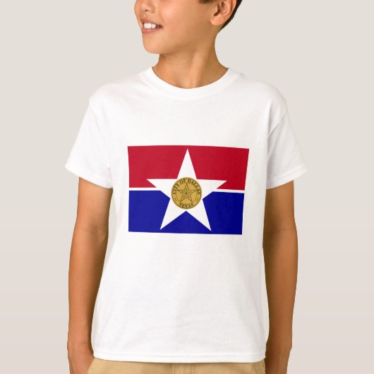 Dallas Vlag T-shirt (Voorkant)