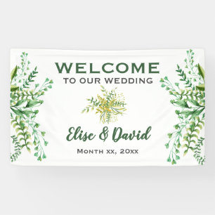 Dallende Bladeren - Trouwreceptie Hangende Banner
