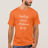 Dallende herfstbladeren bries t-shirt (Voorkant)