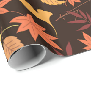 Dallende Herfstbladeren Cadeaupapier