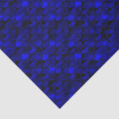 Dalln Dark Blue Mermaid Scales Tissuepapier (Detail)