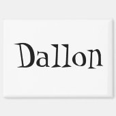 Dallon Naam Magneet (Voorkant)