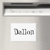 Dallon Naam Magneet (Insitu (Vaatwasser))