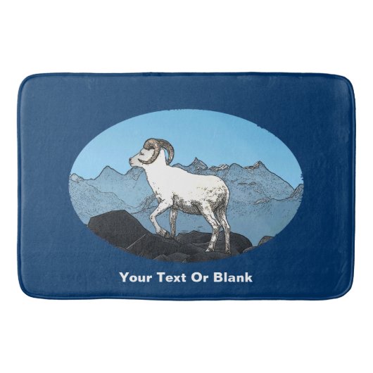 Dall's Sheep Badmat (Voorkant)