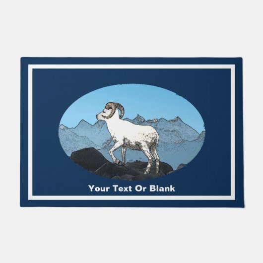 Dall's Sheep Deurmat (Voorkant)