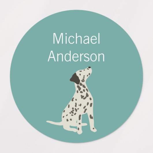 Dalmat: waterdicht label (Design 2)