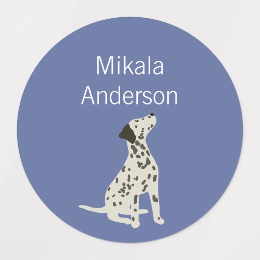 Dalmat: waterdicht label (Design 1)