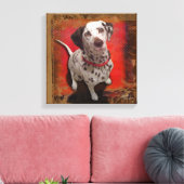 Dalmatiaan 14x14 Verrekend Canvas (Insitu (Woonkamer))