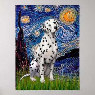 Dalmatiaan 1 - Sterrennacht (Vert.) Poster