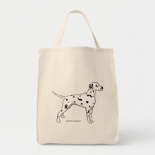 Dalmatiaan (Black Spotted) tas (Voorkant)