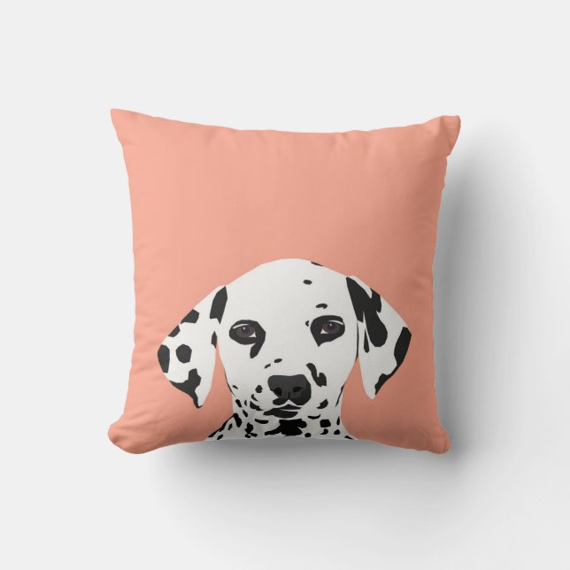 Dalmatiaan - Cute dog illustratie voor hondenliefh Kussen (Voorkant)