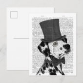 Dalmatiaan, Formele hond en Pet Briefkaart (Voorkant / Achterkant)