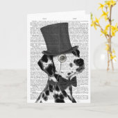 Dalmatiaan, Formele hond en Pet Kaart (Gele Bloem)