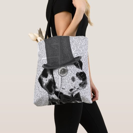 Dalmatiaan, Formele hond en Pet Tote Bag (Dichtbij)