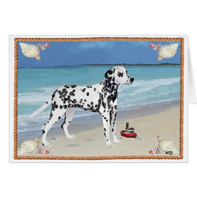 Dalmatiaan in de Seashore (Voorkant Horizontaal)
