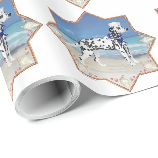 Dalmatiaan in de Seashore Cadeaupapier (Rol Hoek)