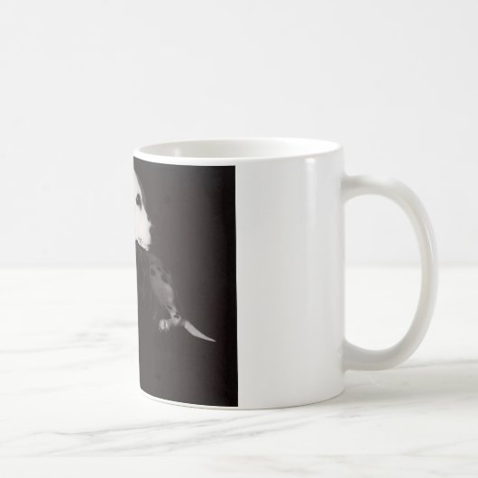 Dalmatiaan in het zwart en wit koffiemok (Rechts)