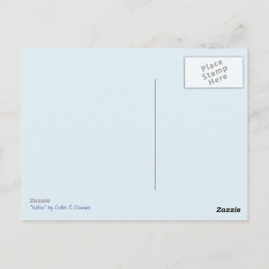 Dalmatiaan "Kelso" ~ Briefkaart (Achterkant)