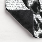 Dalmatiaan met Paars breed omgeven Pet Muismat (Hoek)