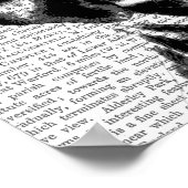 Dalmatiaan met Paars breed omgeven Pet Poster (Hoek)