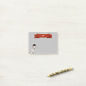 Dalmatiaan met Pet schilderen Post-it® Notes (Op bureau)