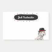 Dalmatiaan met Pet schilderen Post-it® Notes (Voorkant)