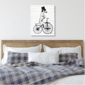 Dalmatiaan op de fiets canvas afdruk (Insitu (Slaapkamer))
