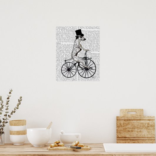 Dalmatiaan op de fiets poster (Keuken)