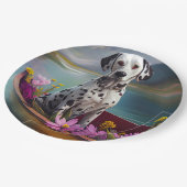 Dalmatiaan op een peddel: een Schilderachtig avont Papieren Bordje (Gekanteld)