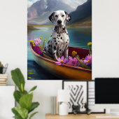 Dalmatiaan op een peddel: een Schilderachtig avont Poster (Thuiskantoor)