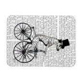 Dalmatiaan op fiets 2 magneet (Horizontaal)