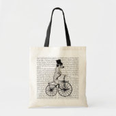 Dalmatiaan op fiets 2 tote bag (Voorkant)