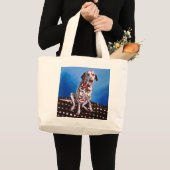 Dalmatiaan op spottzitting 2011 grote tote bag (Voorkant (product))