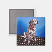 Dalmatiaan op spottzitting 2011 magneet (Voorkant / Achterkant)