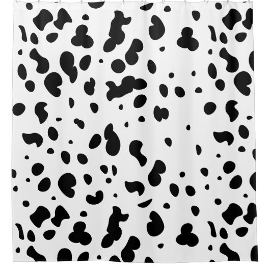 Dalmatiaans afdrukken douchegordijn (Voorkant)