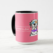 Dalmatiaans alles wat je nodig hebt is liefde mok (Voorkant links)