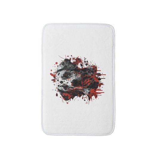 Dalmatiaans Badmat (Voorkant Verticaal)