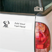 Dalmatiaans Bumpersticker (Op Truck)