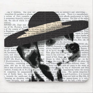 Dalmatiaans en Brimmed Black Pet Muismat